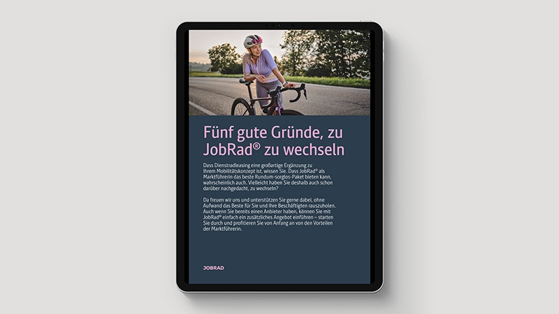 Vorschaubild Whitepaper Wechsel zu JobRad®